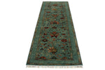 3x9 Blue Turkish Tribal Runner