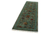 3x9 Blue Turkish Tribal Runner
