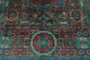 7x10 Green and Blue Turkish Tribal Rug