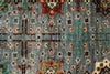 5x7 Gray and Multicolor Turkish Tribal Rug