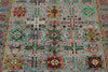 5x7 Gray and Multicolor Turkish Tribal Rug