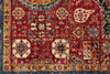 6x8 Red and Blue Turkish Tribal Rug