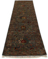 3x10 Brown and Multicolor Turkish Tribal Runner