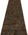 3x10 Brown and Multicolor Turkish Tribal Runner