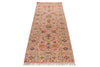 3x9 Pink and Multicolor Turkish Tribal Runner
