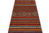 3x10 Red and Multicolor Tribal Runner