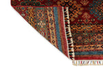 3x10 Multicolor and Red Tribal Rug