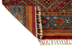 3x8 Red and Multicolor Tribal Runner