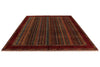 8x10 Multicolor and Red Turkish Tribal Rug