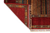 8x10 Multicolor and Red Turkish Tribal Rug