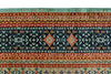 9x12 Blue and Navy Turkish Tribal Rug