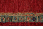 8x10 Multicolor and Red Turkish Tribal Rug