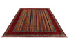 7x10 Red and Multicolor Turkish Tribal Rug