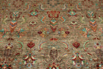 9x12 Brown Turkish Tribal Rug