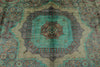 10x14 Purple and Green Turkish Tribal Rug