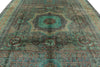 10x14 Purple and Green Turkish Tribal Rug