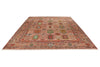 9x12 Pink and Multicolor Turkish Tribal Rug