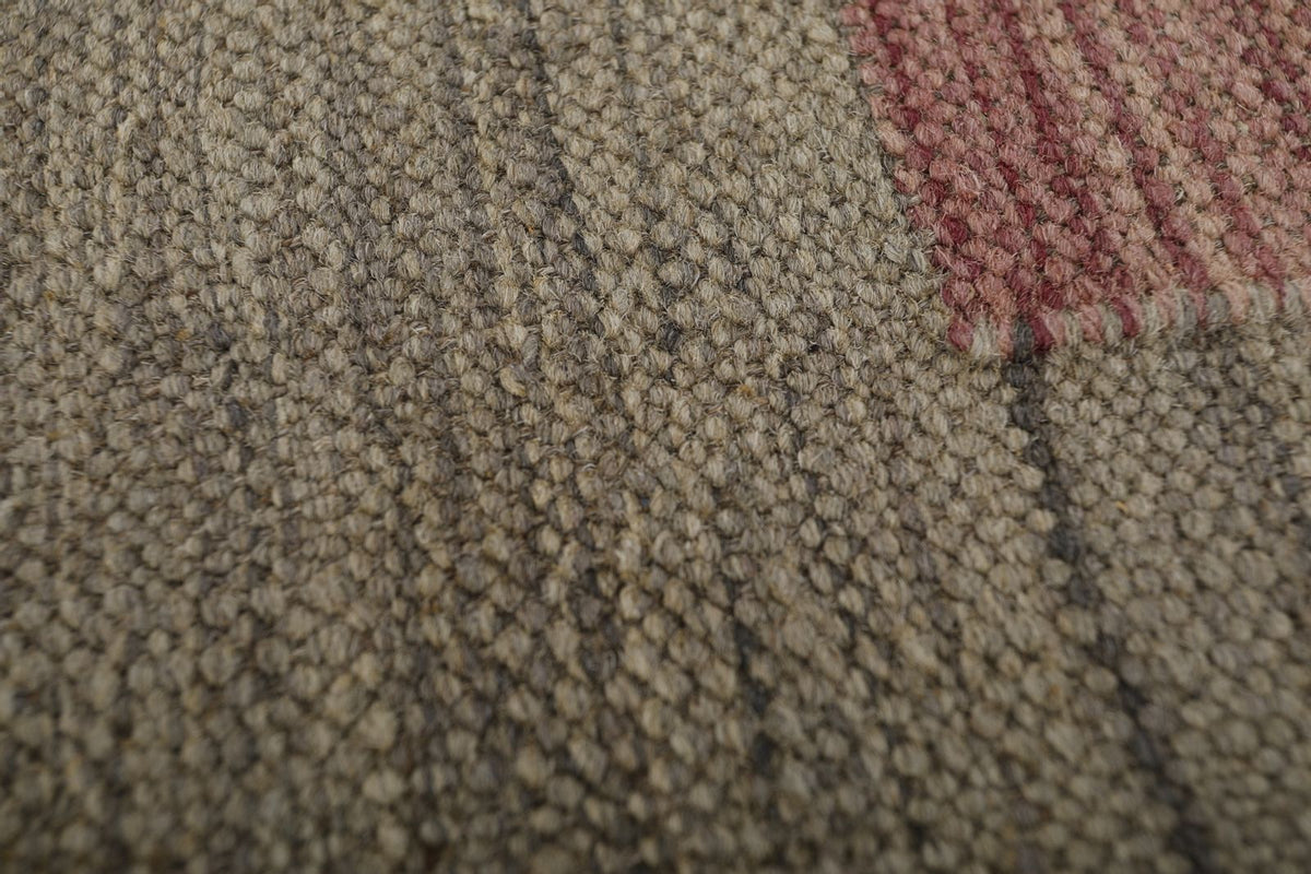 7x10 Gray and Multicolor Turkish Tribal Rug