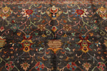 8x11 Gray and Multicolor Turkish Tribal Rug