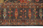 8x11 Gray and Multicolor Turkish Tribal Rug