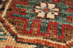 8x10 Multicolor and Red Tribal Rug