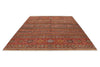 9x12 Multicolor and Red Tribal Rug
