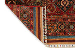 9x12 Multicolor and Red Tribal Rug