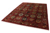 8x12 Red Turkish Tribal Rug