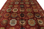 8x12 Red Turkish Tribal Rug