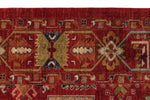 8x12 Red Turkish Tribal Rug