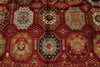 8x12 Red Turkish Tribal Rug