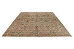 8x11 Brown and Multicolor Turkish Tribal Rug
