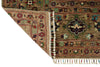 8x11 Brown and Multicolor Turkish Tribal Rug
