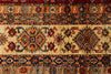 10x13 Red and Ivory Kazak Tribal Rug