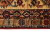 10x13 Red and Ivory Kazak Tribal Rug