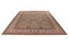 9x12 Rust and Ivory Kazak Tribal Rug