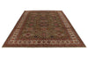 9x12 Rust and Ivory Kazak Tribal Rug