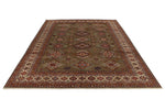 9x12 Rust and Ivory Kazak Tribal Rug