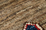 9x12 Rust and Ivory Kazak Tribal Rug