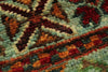 8x11 Blue and Multicolor Tribal Rug