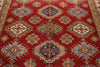 9x12 Red and Ivory Kazak Tribal Rug