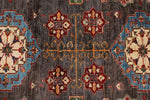 9x12 Brown and Multicolor Turkish Tribal Rug