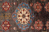 9x12 Brown and Multicolor Turkish Tribal Rug