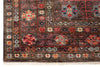 9x12 Brown and Multicolor Turkish Tribal Rug