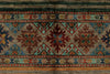 9x12 Brown and Multicolor Tribal Rug