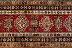 10x14 Blue and Red Kazak Tribal Rug