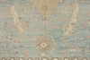 5x7 Light Blue and Ivory Turkish Oushak Rug