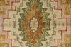 5x7 Pink and Light Brown Turkish Oushak Rug