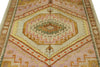 5x7 Pink and Light Brown Turkish Oushak Rug