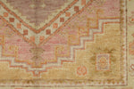 4x6 Multicolor and Green Turkish Oushak Rug